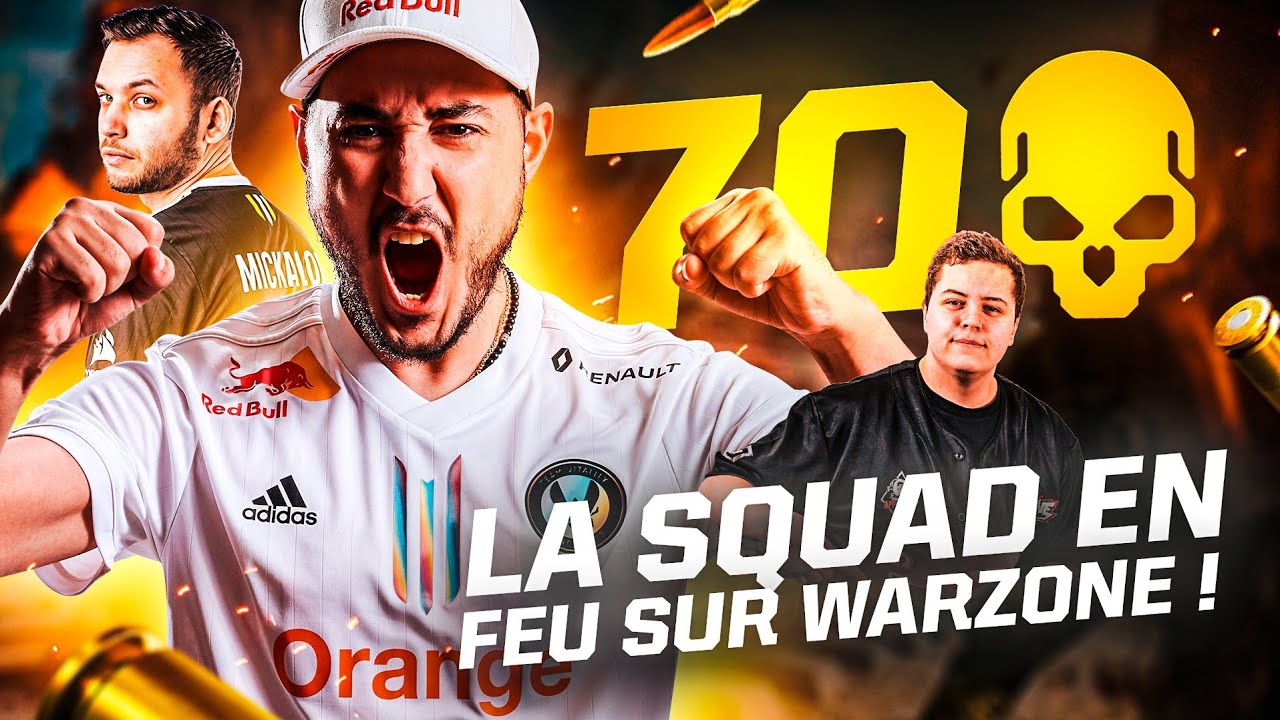LA SQUAD EN FEU SUR WARZONE ! (Ft. Mickalow, Akytio & Mystk)