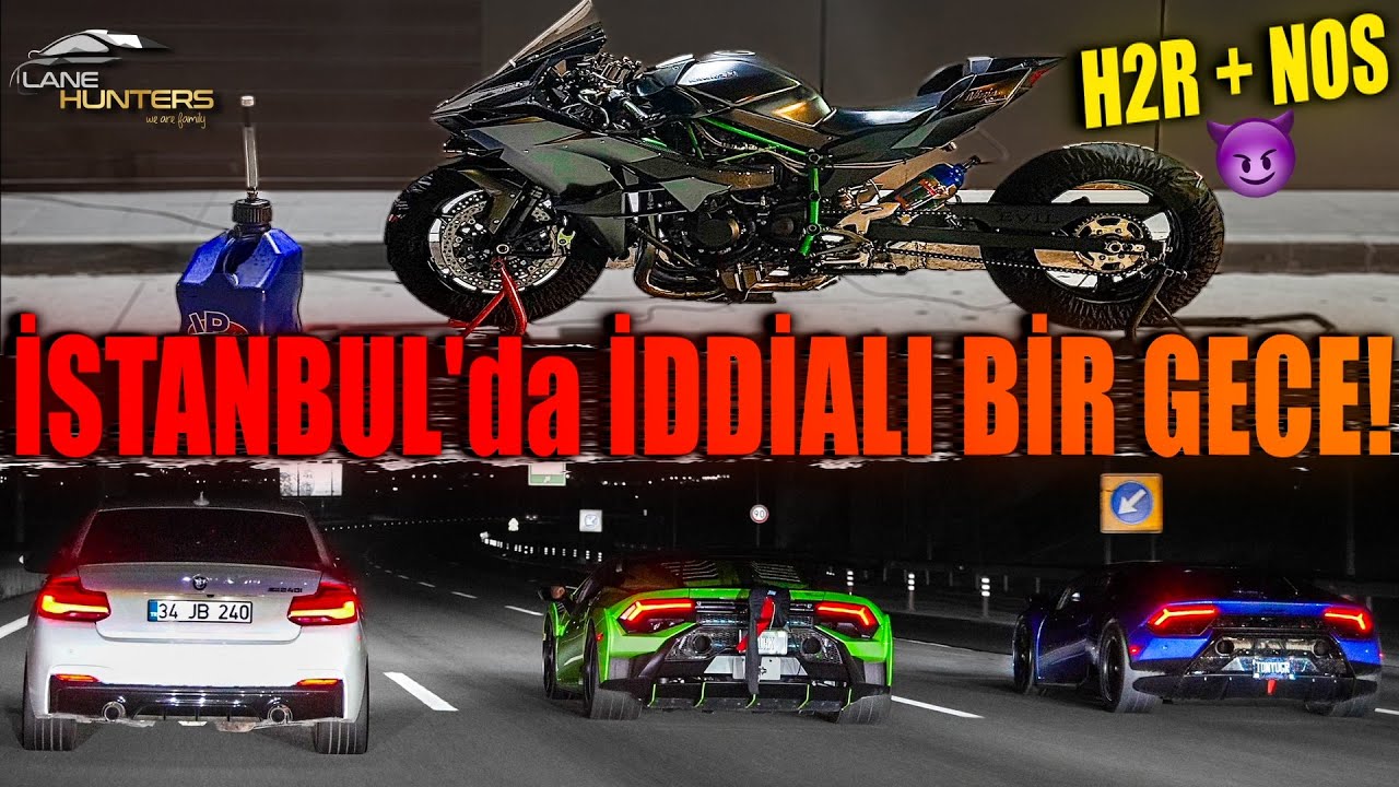 İstanbul'da Yer Yerinden Oynadı❗️🏁| 2500+HP Lambo, Kawasaki H2R+NOS, 1200+HP BMW B58 (MEYDAN OKUDU) 