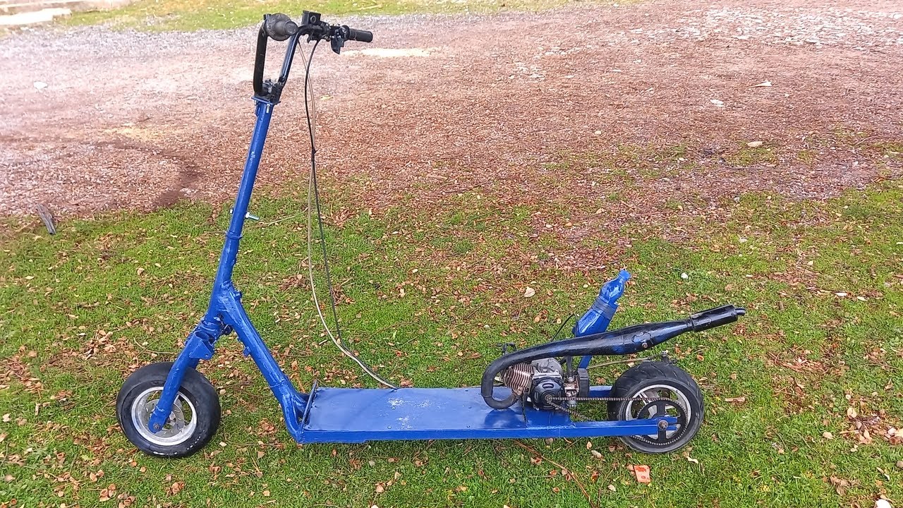Making 49cc Gas Scooter at Home