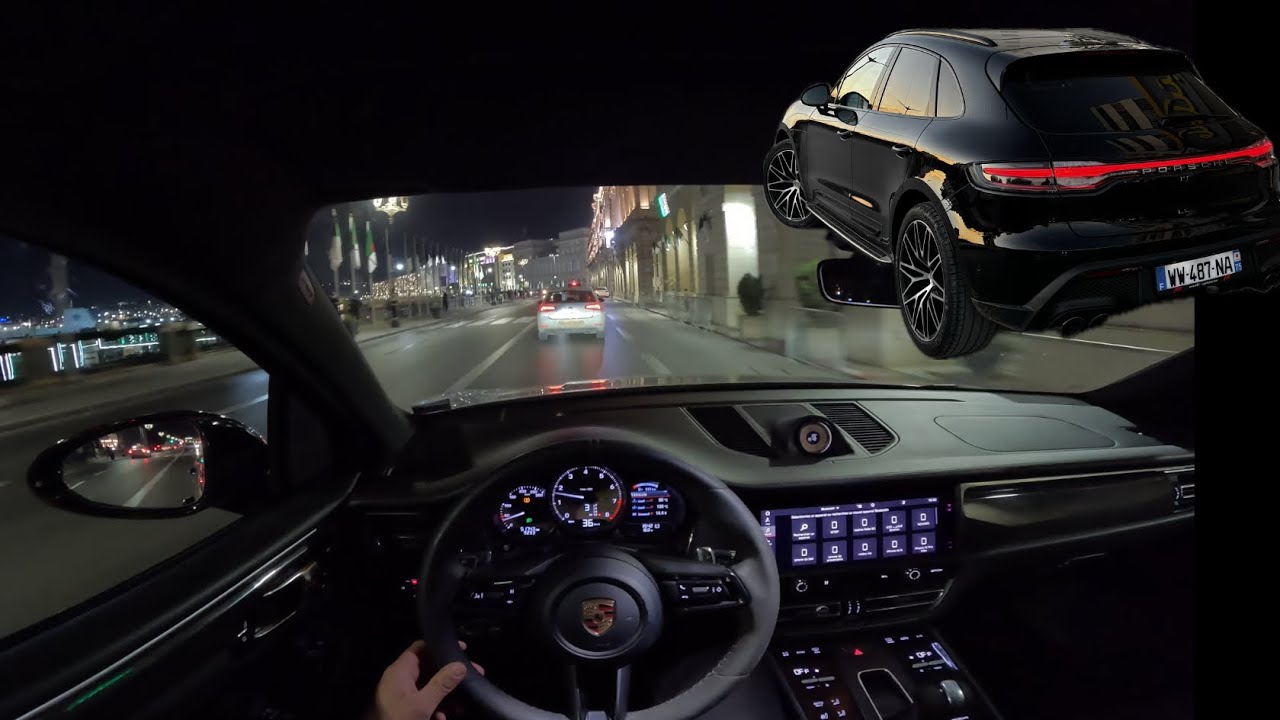 Alger by night in PORSCHE Macan