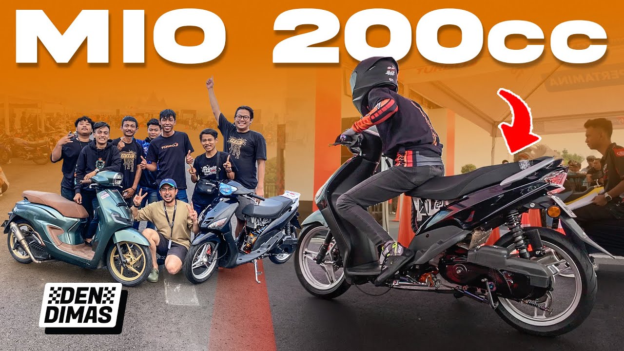 MIO TURUN KELAS NERAKA‼️ Stylo Borong Piala Event Drag Race Pertamax Turbo Tasikmalaya