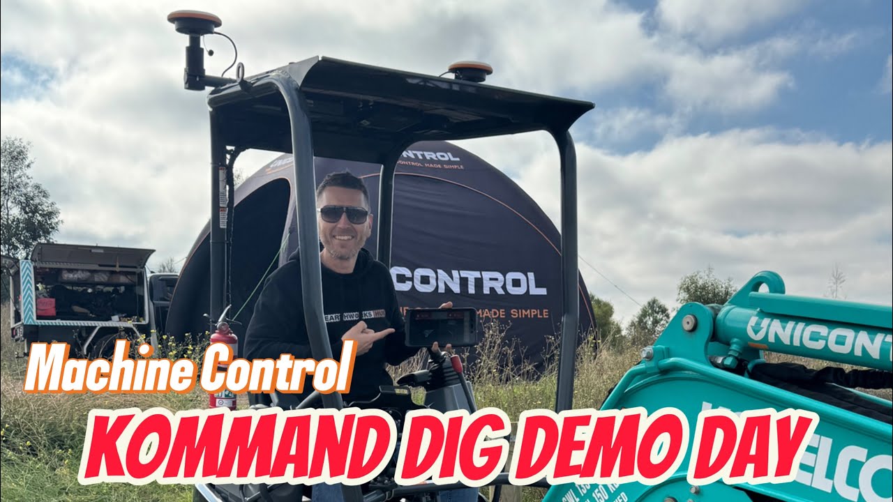 Unicontrol 3D GPS machine control system from Kommand