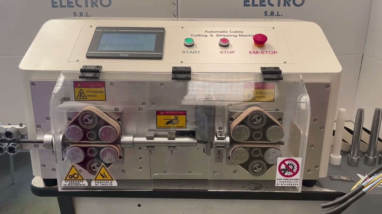 TAGLIA SPELA CAVI ⁄ CUTTING AND STRIPPING MACHINE   TSC 50 BELT 1080p 30fps H264 128kbit AAC