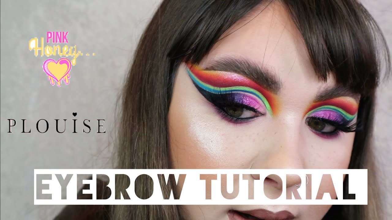 BUSHY BROW TUTORIAL | PINK HONEY AND PLOUISE | CHLOESHANAMUA