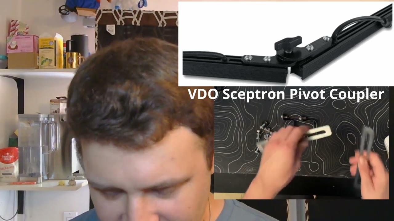 Slotted Mending Plates to join VDO Sceptrons, or other fixtures.