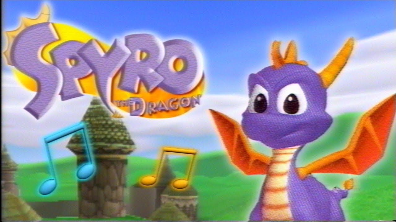 Spyro the Dragon Relaxing Music VHS Tape