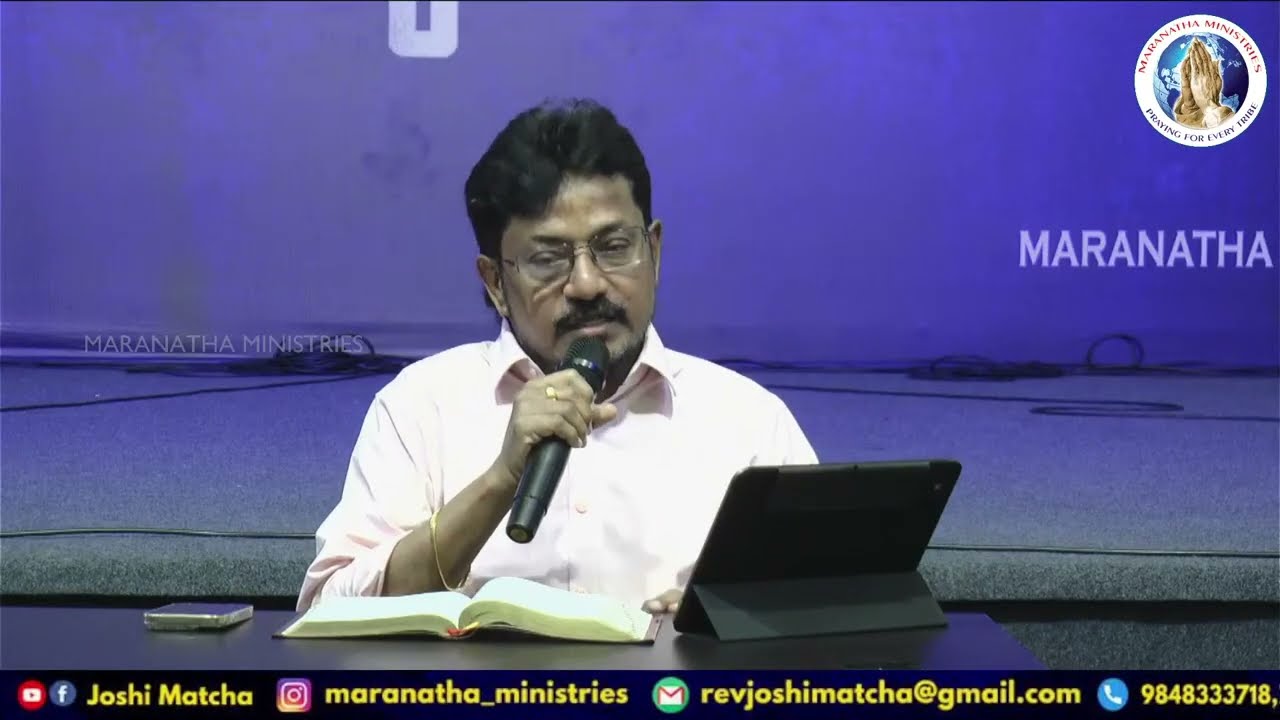 MEDITATION ON CROSS SERVICE LIVE || 20 FEBRUARY 2026 || REV.JOSHI D MATCHA  || MARANATHA MINISTRIES