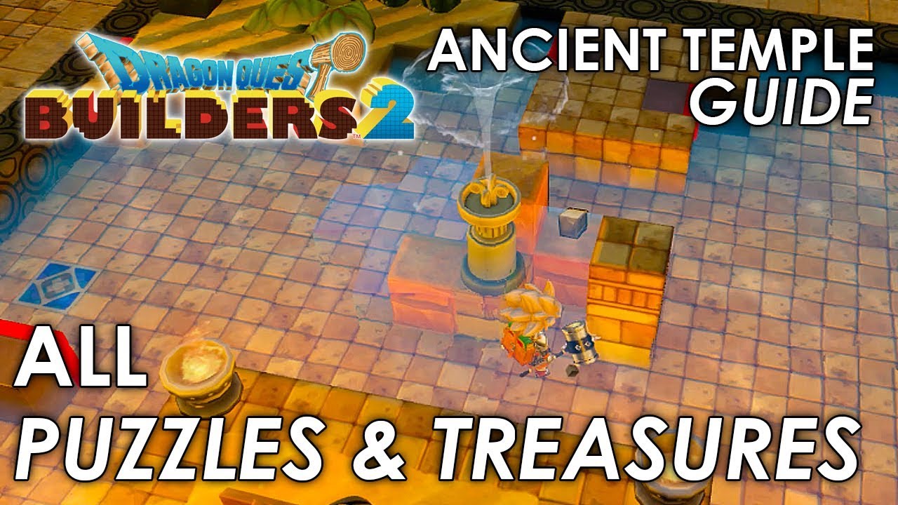 Dragon Quest Builders 2 - Все головоломки и сокровища Древнего храма (Хрумбуль-Дун)
