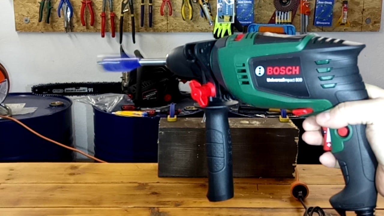 Drill Bosch UniversalImpact 800 TEST!!!