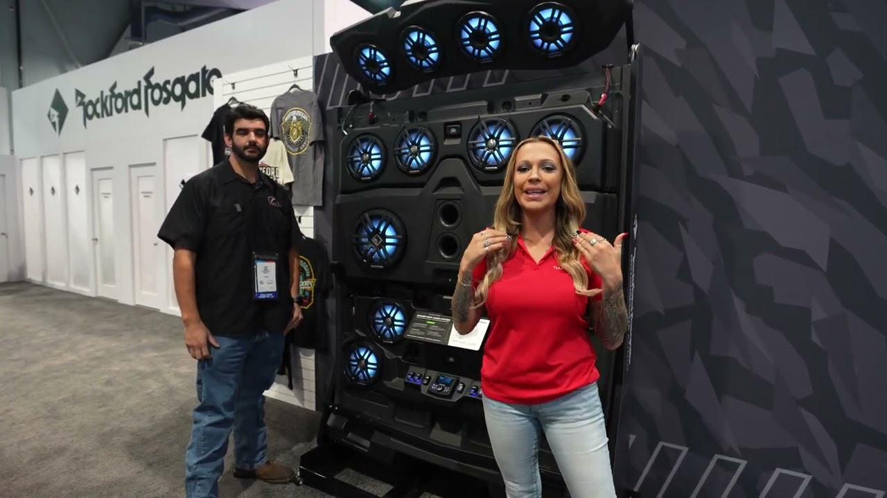 Polaris Ranger Audio System at SEMA with Rockford Fosgate | Thumper Fab