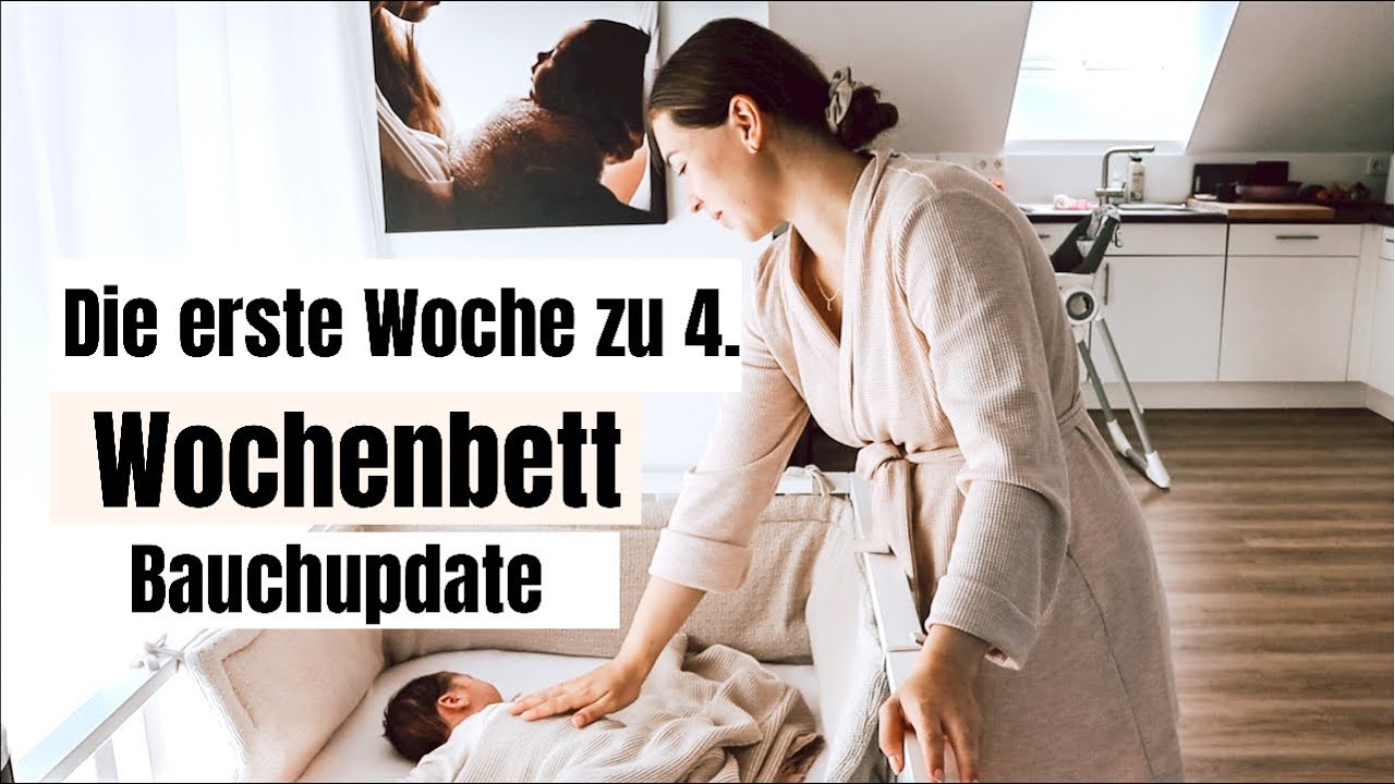 Endlich zu 4.👨&zwj;👩&zwj;👧&zwj;👧| Wochenbett, BauchUpdate, Q&A👶🏻|LIFEOFBINII🤍
