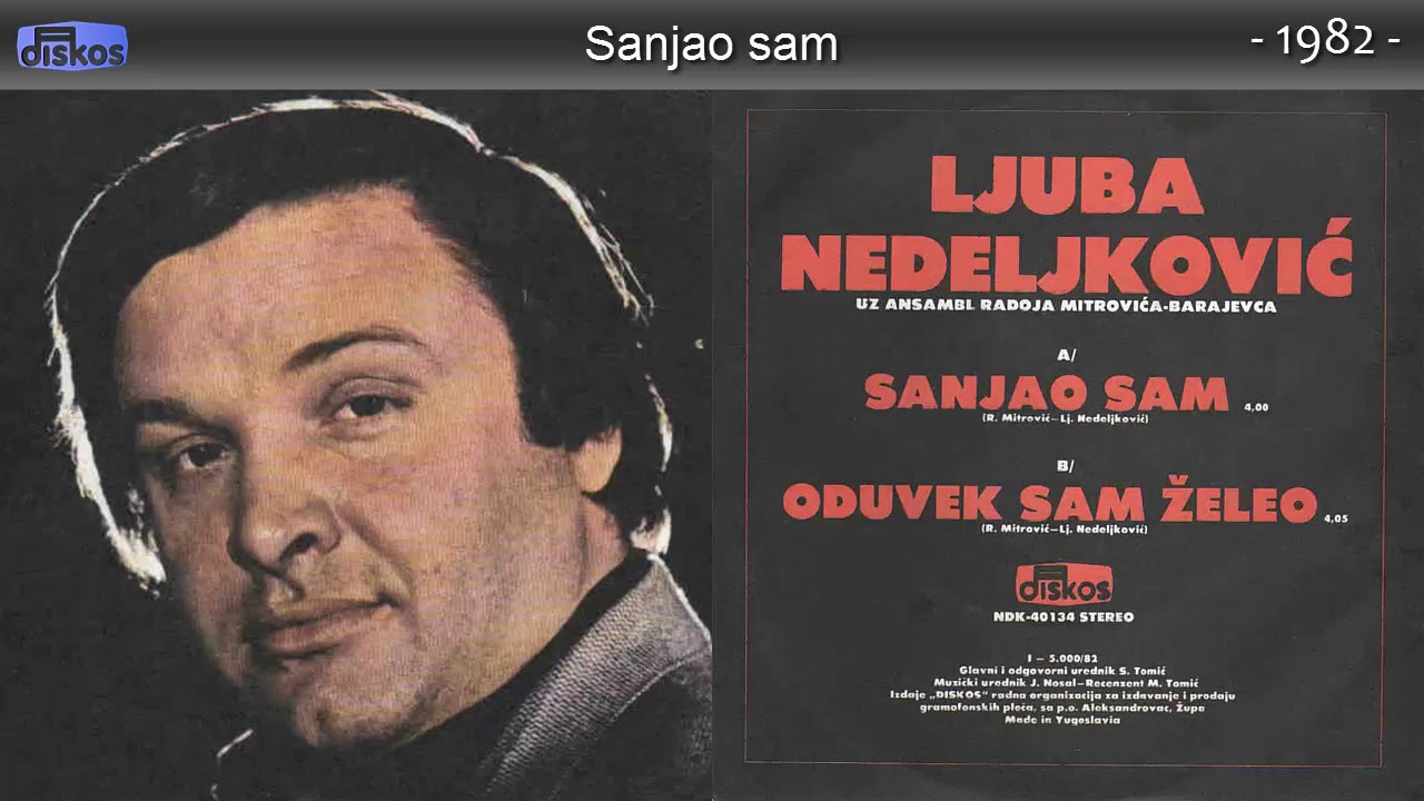 Ljuba Nedeljkovic - Sanjao sam - (Audio 1982)