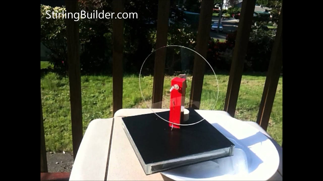 LTD Stirling Engine Running on Ice