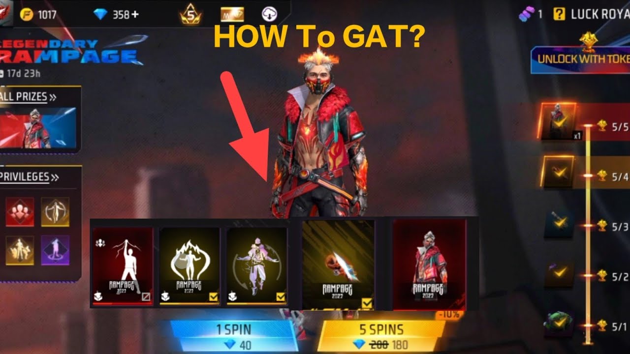 I Got All reward Rampage Evo Bundle | Free Fire New Event | New Event Free Fire 🔥🤯