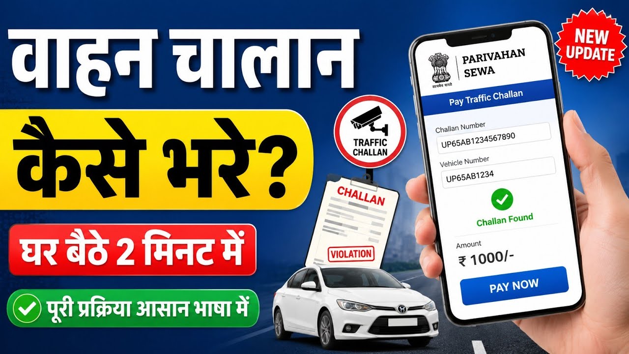 e challan Payment Online | e challan Kaise bhare | challan Kaise bhare online 