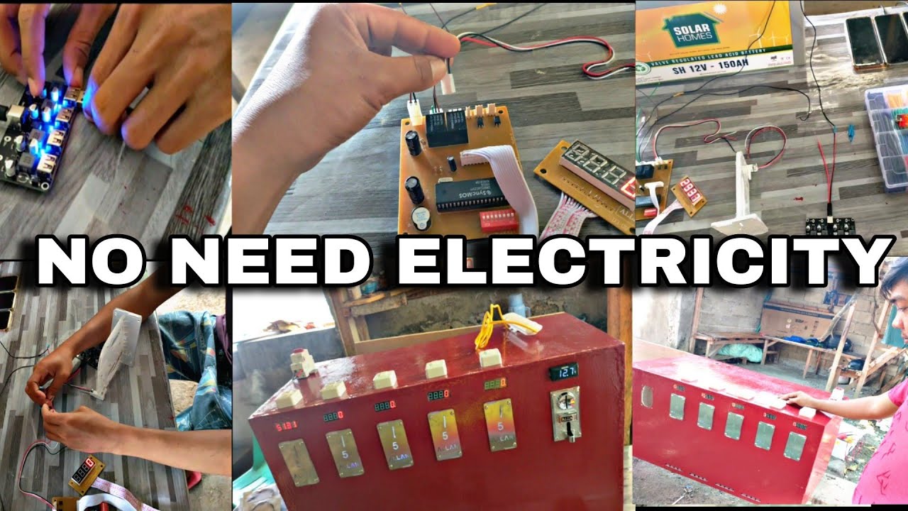 Mobile charging 20 Slots with Piso wifi Tutorial 2022 | No need Electricity