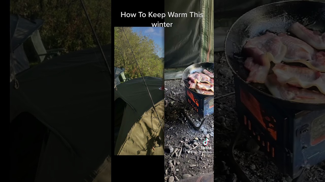Trakker tempest 100 with social cap log burner conversion