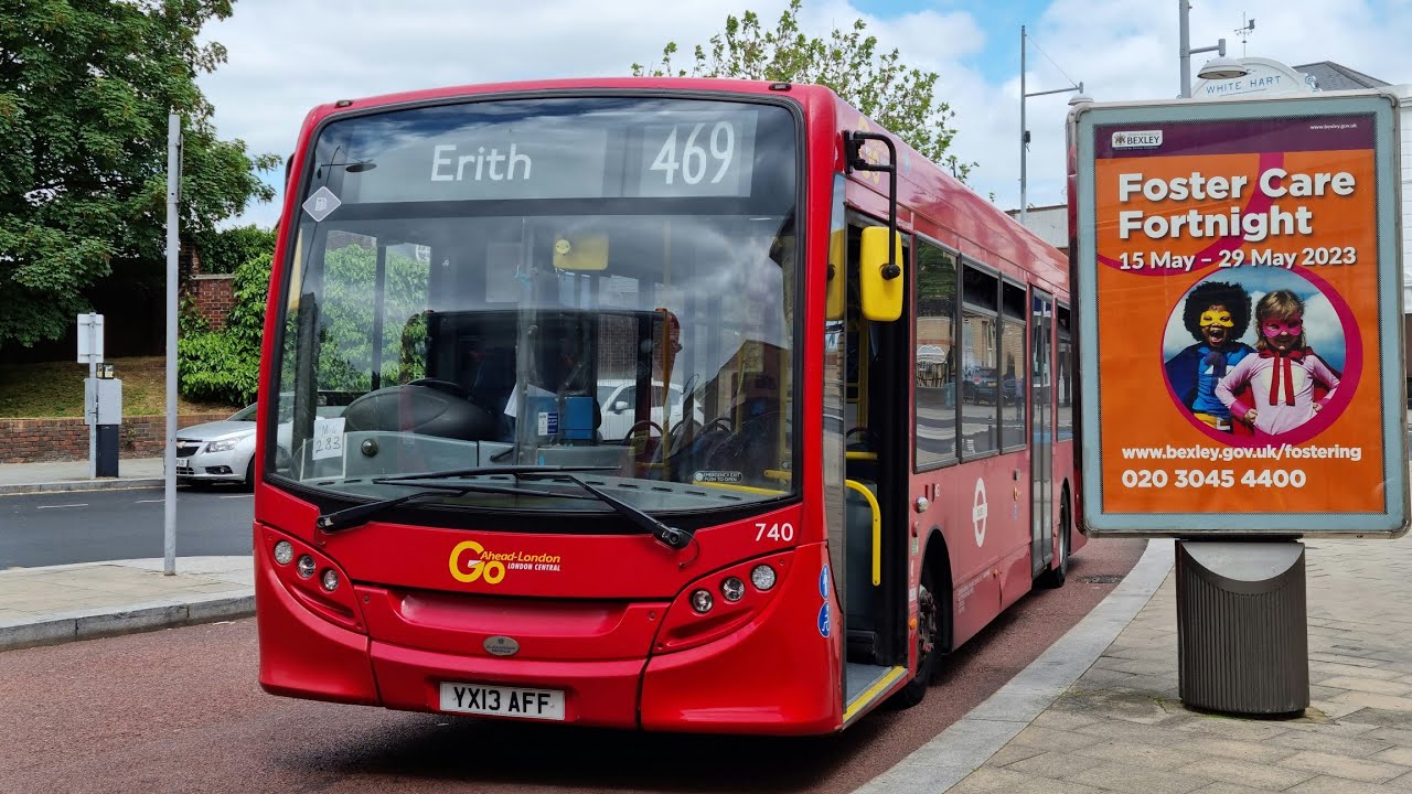 Hillclimb & Maxout | Go Ahead London ADL Enviro 200 | 740 (YX13 AFF) - Route 469