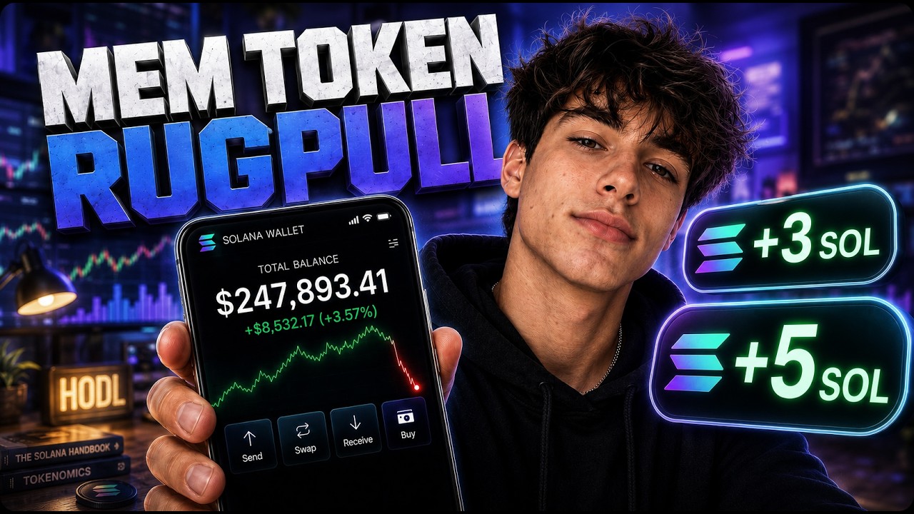 How To Create a Solana Mem Coin And Rug Pull Tutorial