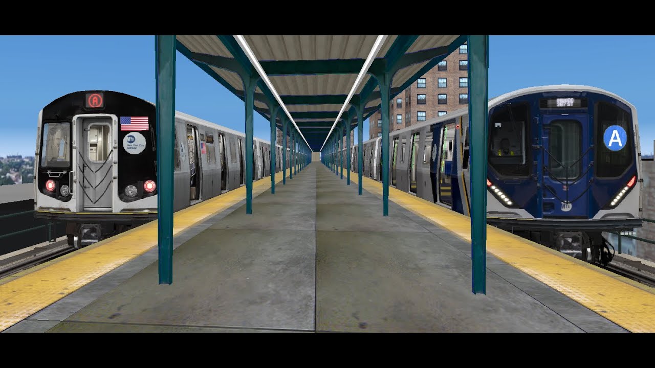 OPENBVE IND: A  { R160A } { FAR ROCKAWAY TO 96ST 2ND AVENUE } VIA FLUTON ST LOCAL  6TH AVENUE LOCAL}