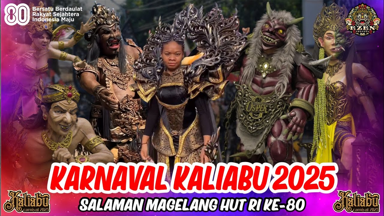 KARNAVAL KALIABU TERBARU 2025 SALAMAN MAGELANG DALAM RANGKA HUT RI KE 80 FEAT DESI AFRIKA