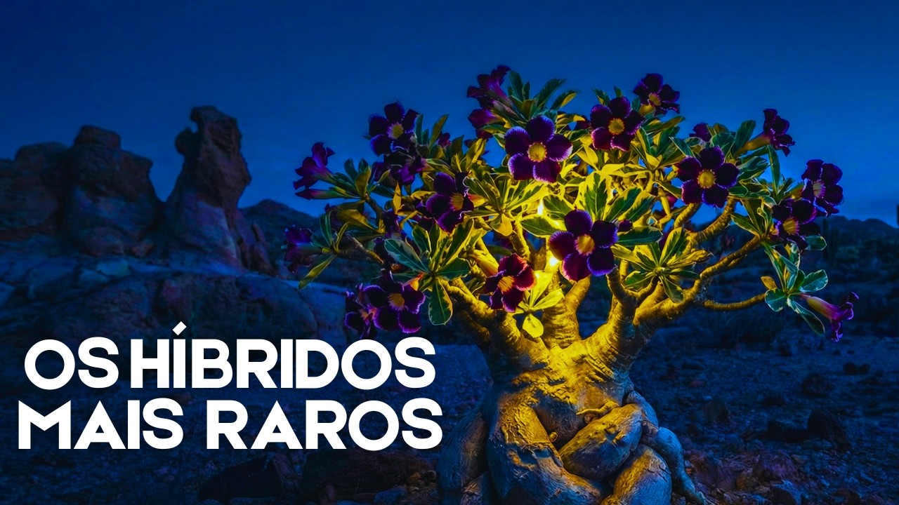 Conheça os tipos de Rosa do Deserto