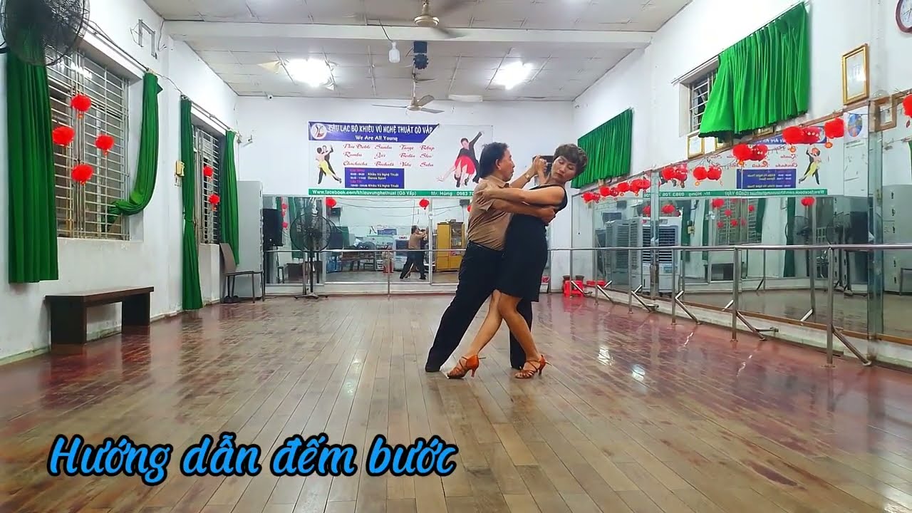 KVNT_ Điệu Bebop_Bài nam đá mượn chân (bước 8), song hành, xoay terre (Hướng dẫn, âm nhạc) #bebop