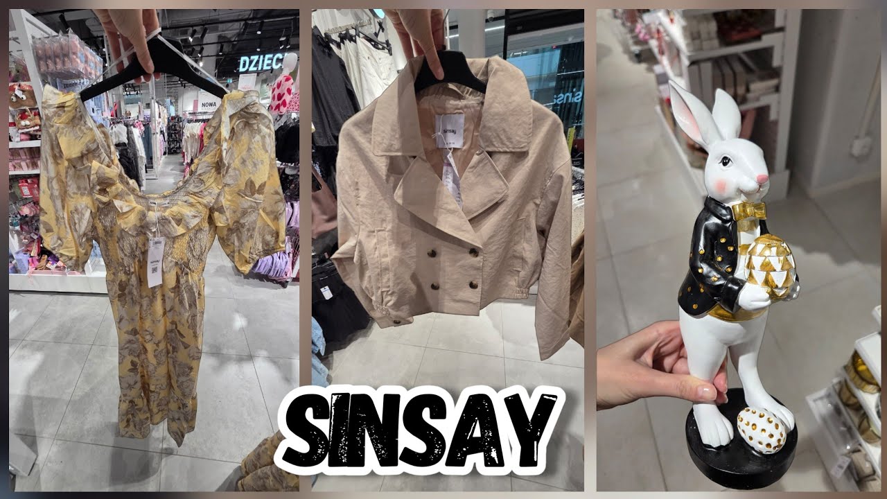SINSAY 🛍 Dużo nowych kurtek❗️Wielkanocne dekoracje 