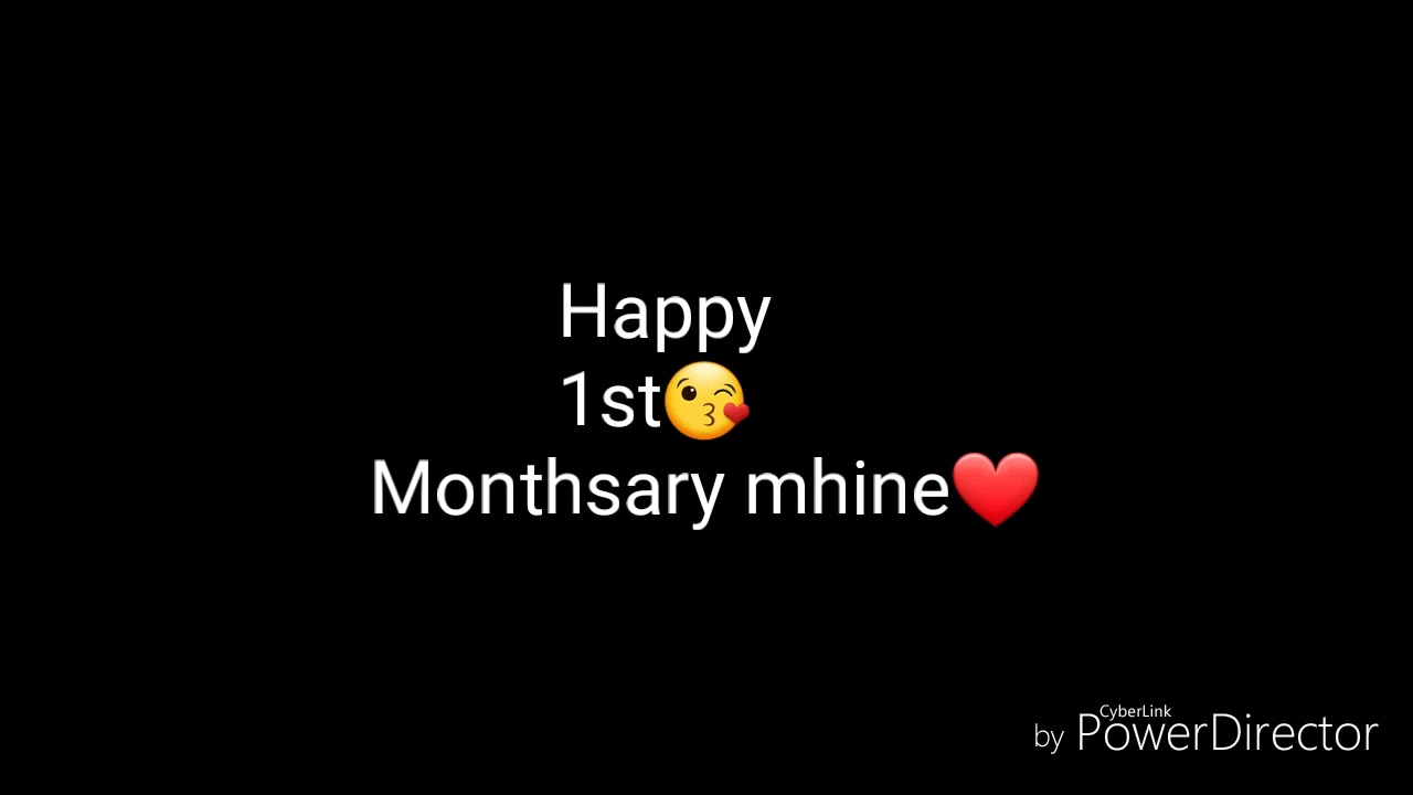 1st Monthsary message