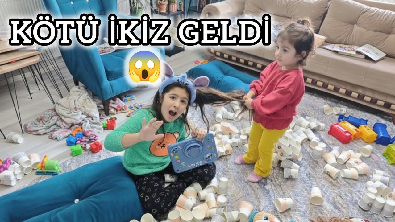 Nisa Evi Terk Etti 😱 Kötü İkiz Geldi! Ev Karıştı!