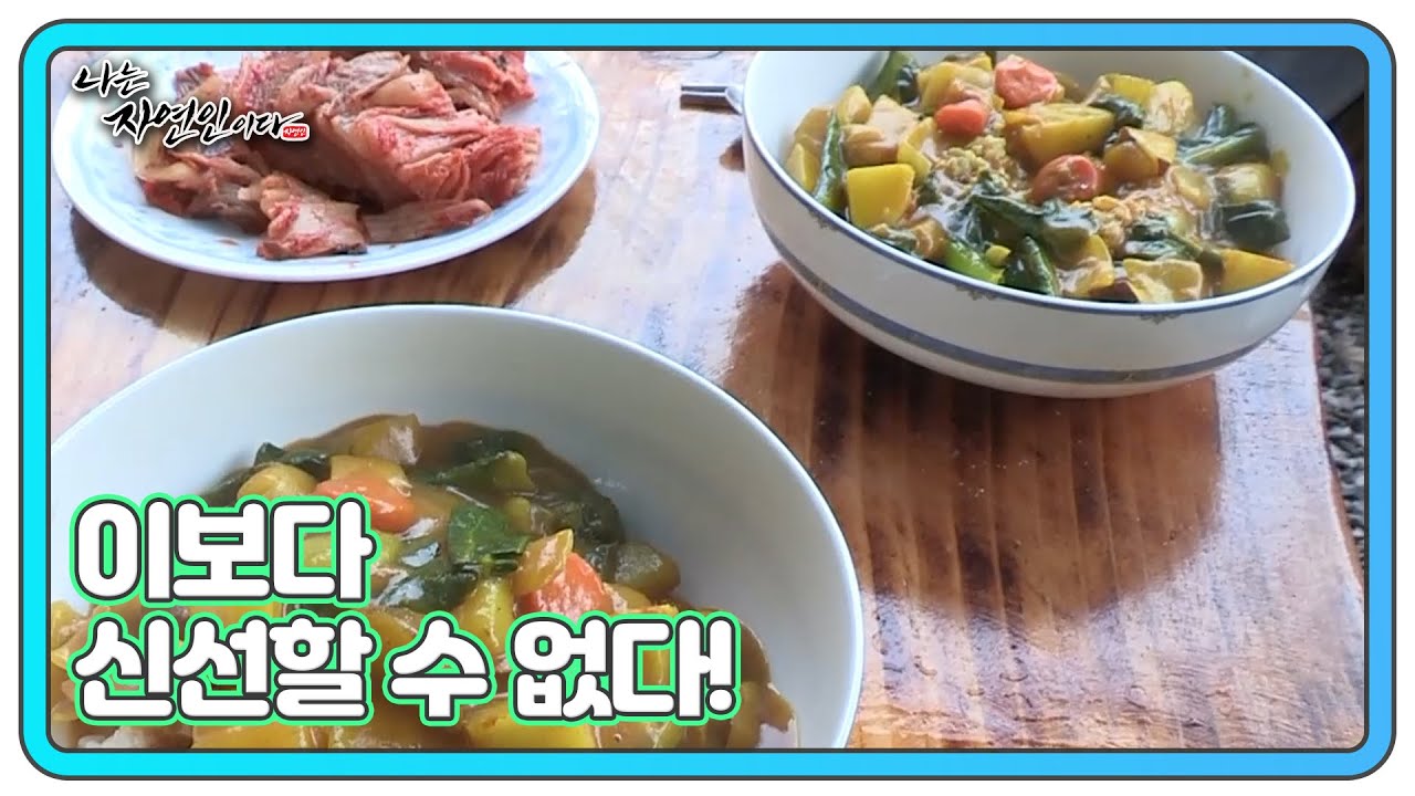 ＜자연 밥상＞ 이보다 신선할 수 없다! 직접 키운 채소로 만든 '건강 카레밥'!! MBN 211215 방송
