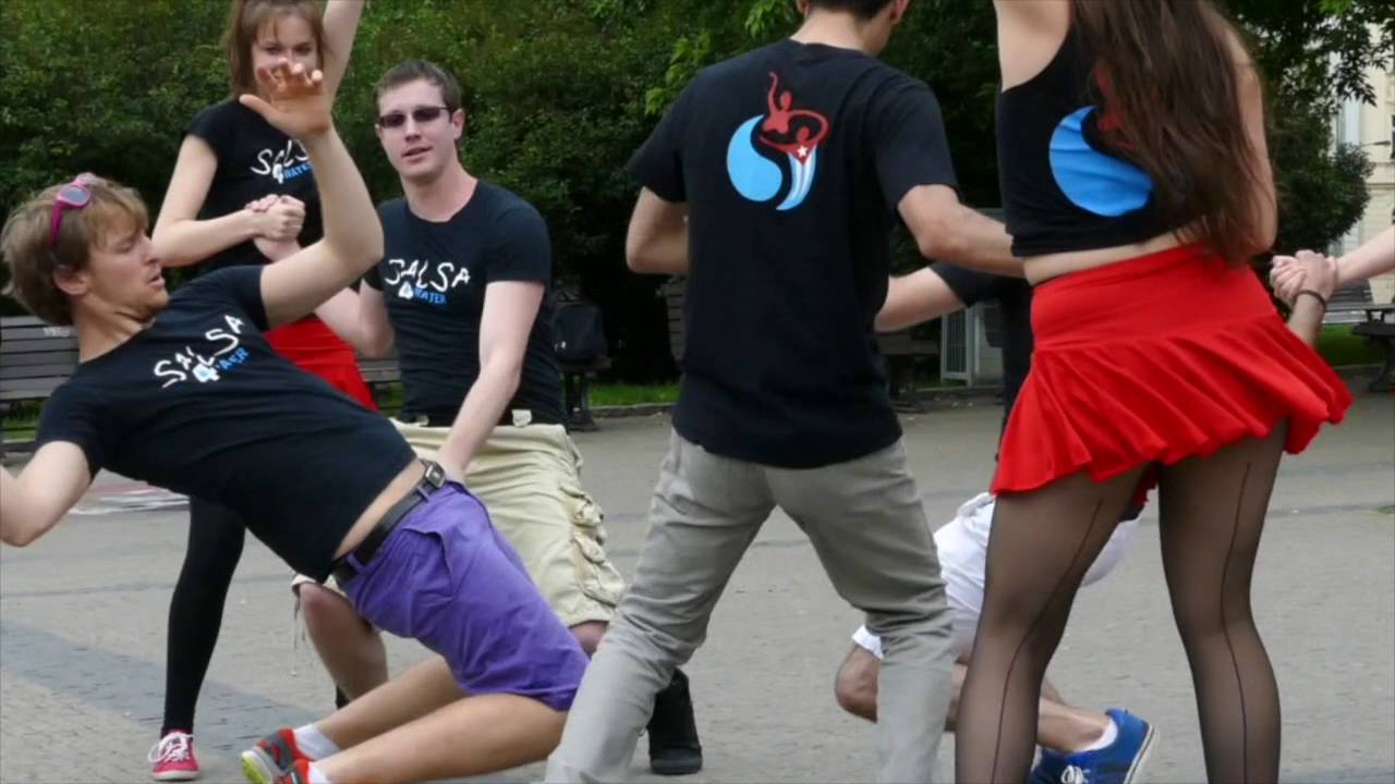 Dance4Water performance on Namesti Miru - 