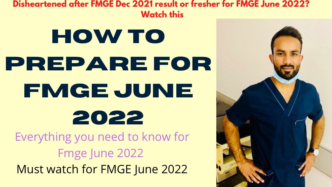 How to Prepare for FMGE JUNE 2022&hellip;Must Watch #fmgedec2021 #fmge #fmgejune2022 #fmg  #mci