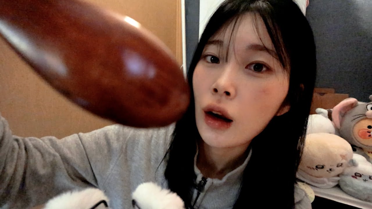 [고인물 전용] 또로롱 도로롱..나무숟가락 입소리 ASMR 🪵