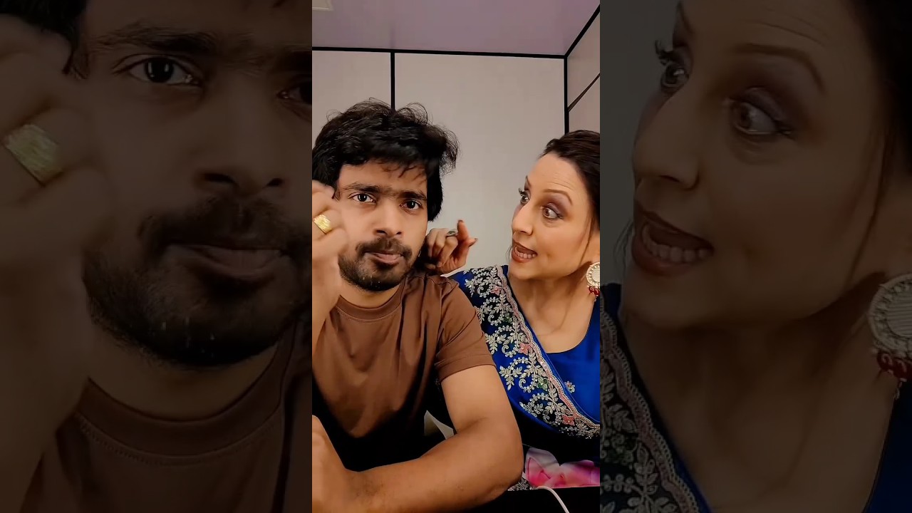 Prathamesh Parab - Kishori Shahane यांचं Trending Reel | #trending #comedy #funny