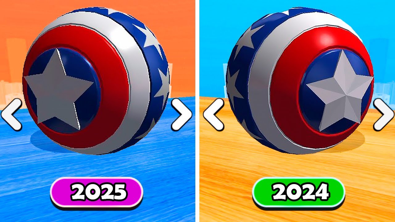 ⭐Going Balls: Old USA Ball vs. New USA Ball on Reverse Levels! Update Race 1056