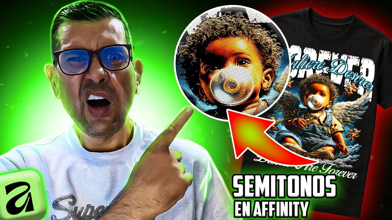 🔥 Como hacer semitonos para DTF en Affinity como un PRO 🤯