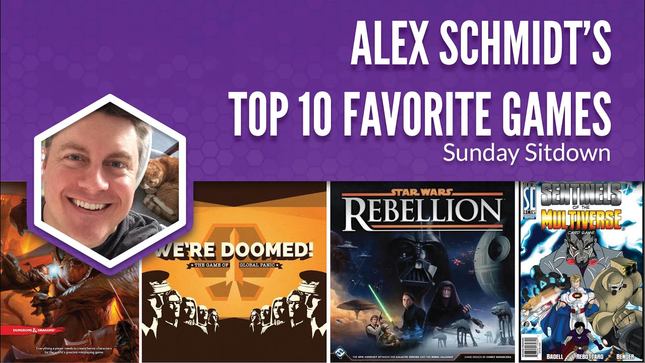 Alex Schmidt's Top 10 Favorite Games