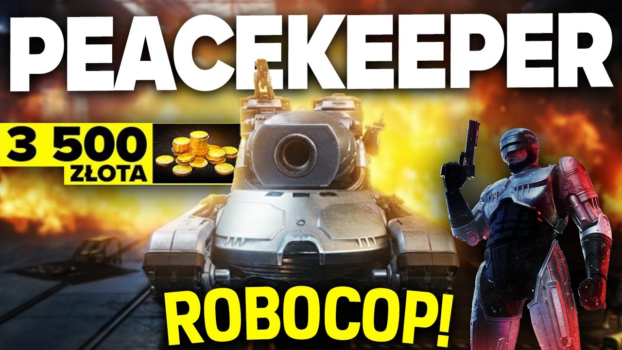 ROBOCOP W WORLD OF TANKS - Test Peacekeepera!