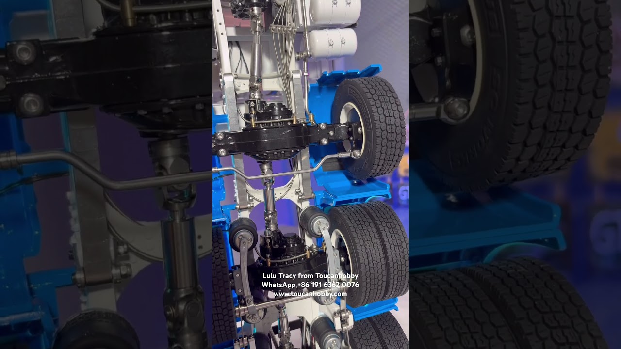 Differential lock mechanism on 10x10 Scania tractor truck #rc #rccar #toys #rctoy #truck