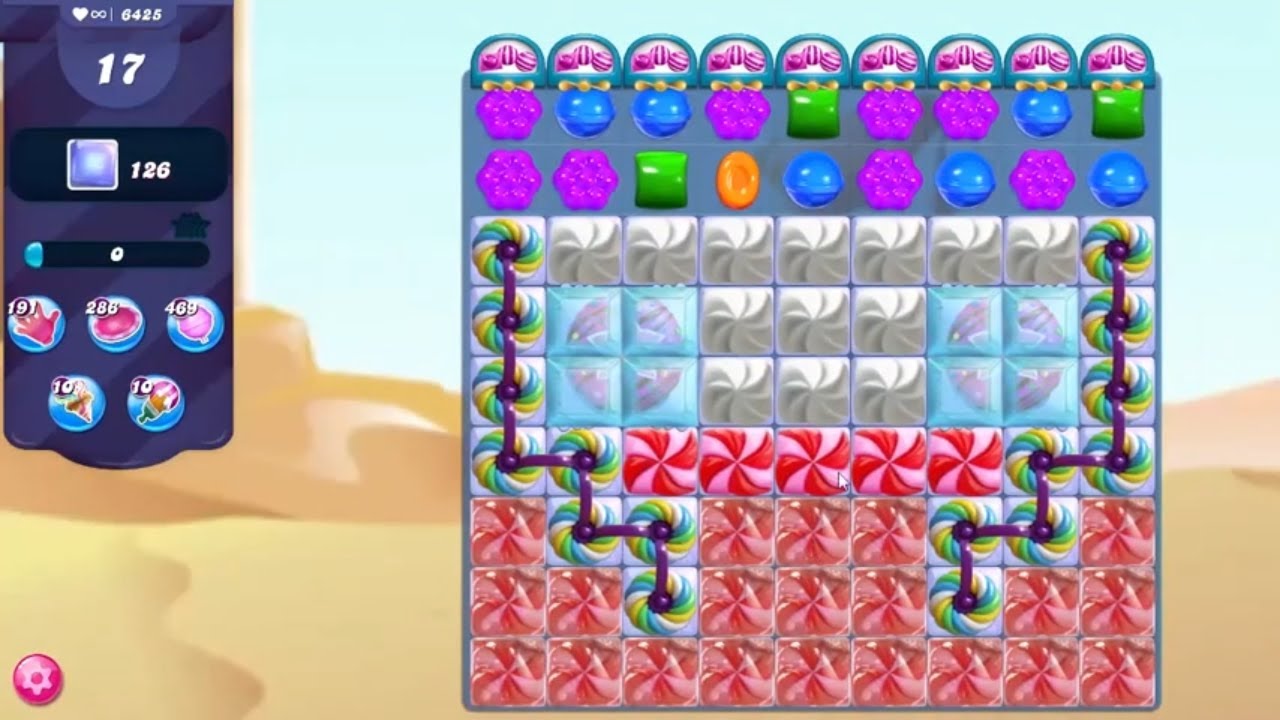 Candy Crush Saga LEVEL 6425 NO BOOSTERS (new version)