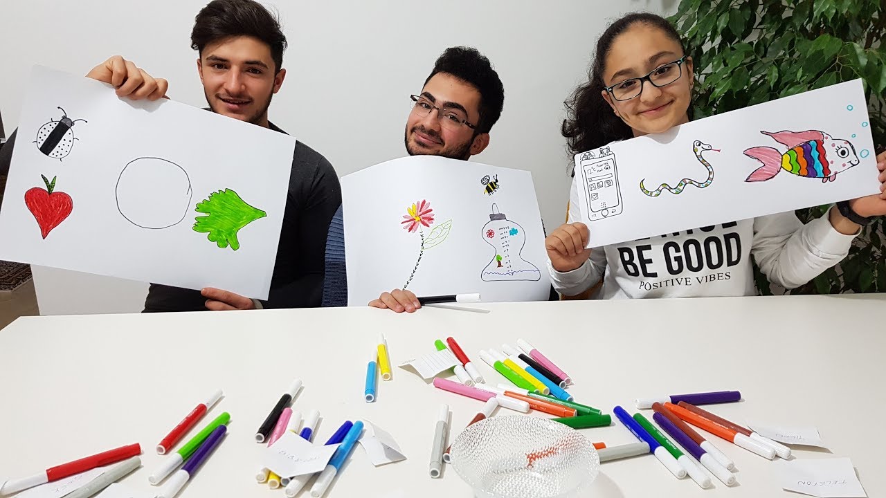 PAINT YOURSELF CHALLENGE !!! 4. TUR Happy Kids Games
