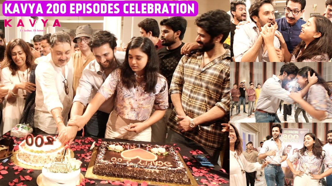 Kavya – Ek Jazbaa, Ek Junoon |  Cake Cutting & Celebration of Completing 200 EP | Sumbul- Mishkat