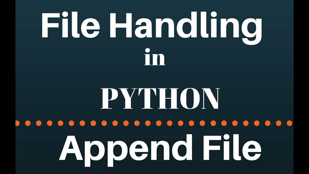 file appending in python