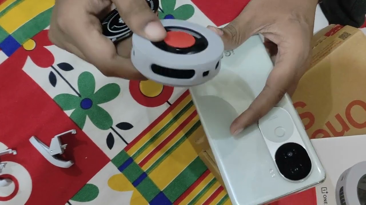 Unboxing OnePlus 27W Freezing Point Magnetic Cooler #phonecooler #oneplus