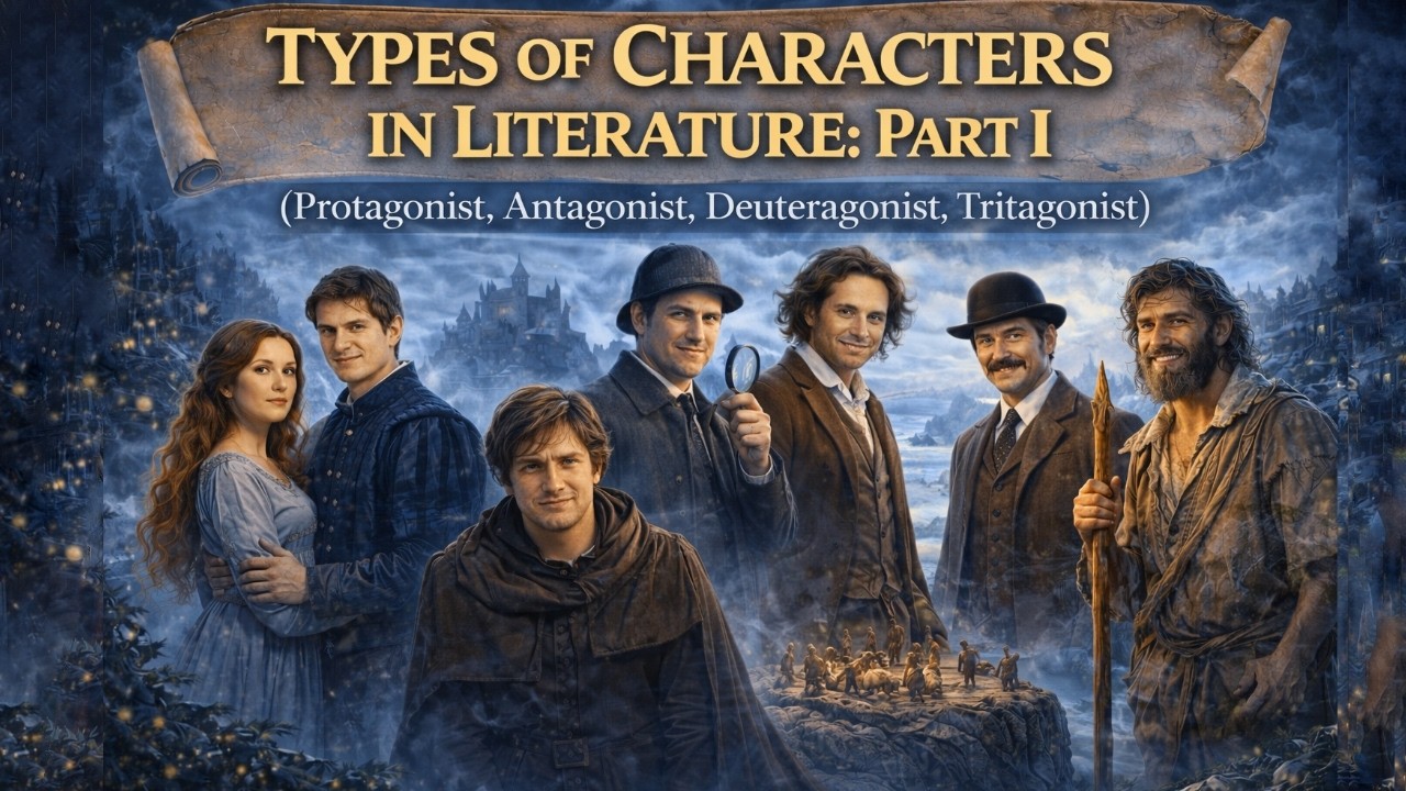 Types of Characters in Literature: Part I (Protagonist, Antagonist, Deuteragonist, Tritagonist)
