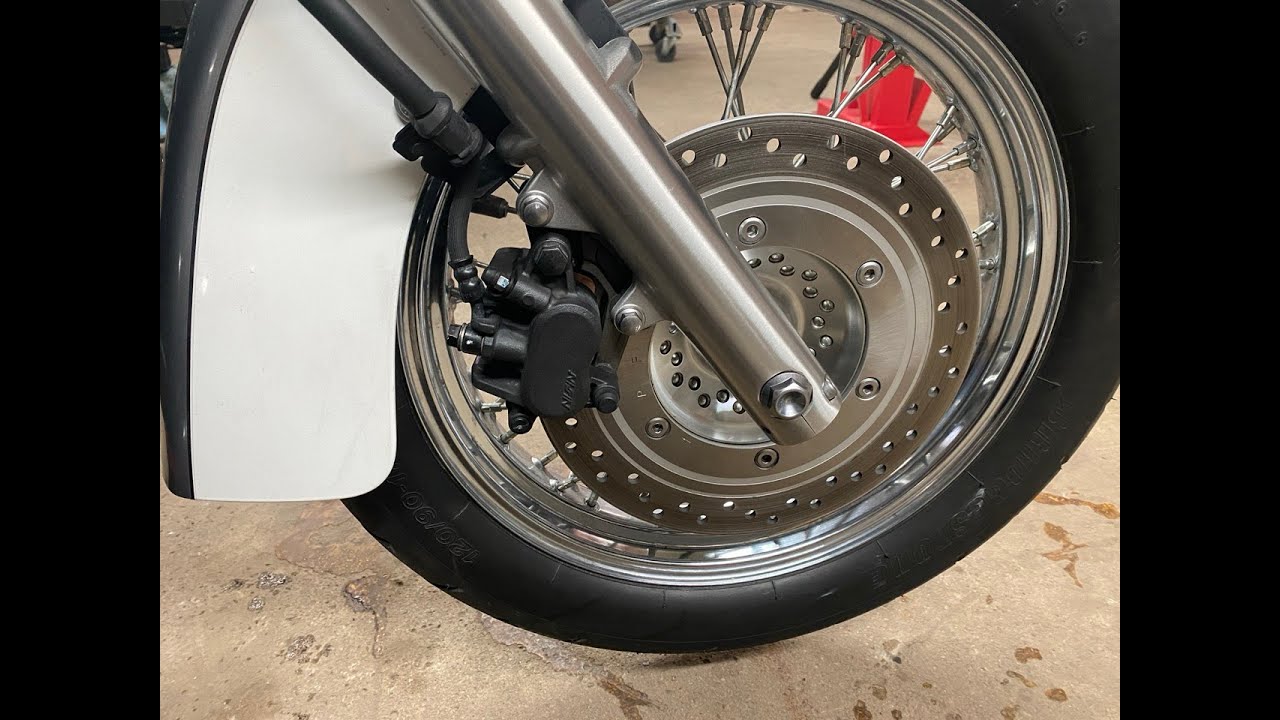 2014 Honda Shadow Aero VT750-  Front Brake Service.