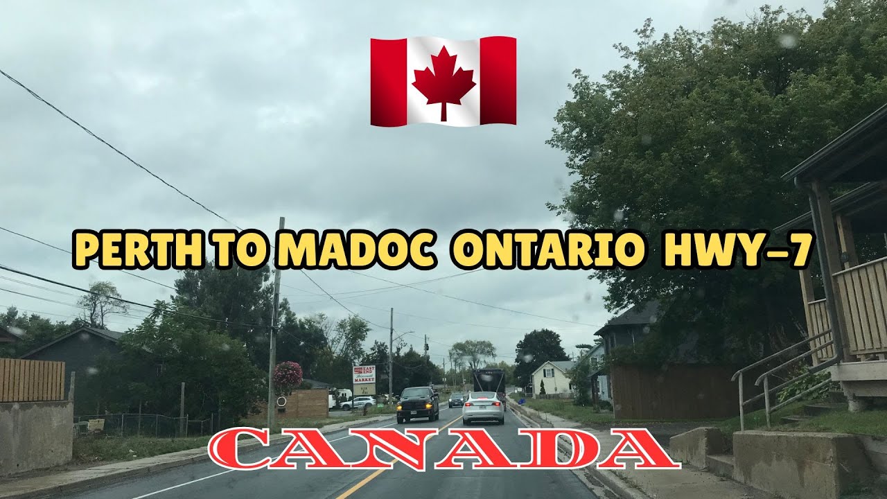Perth to Madoc Ontario Highway 7, Canada, Dash Cam Ride
