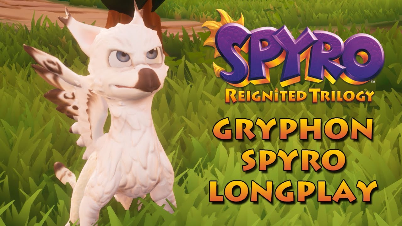 Spyro Reignited Trilogy (Spyro the Dragon) PC Full Longplay 120% Walkthrough - Griffin Spyro Mod