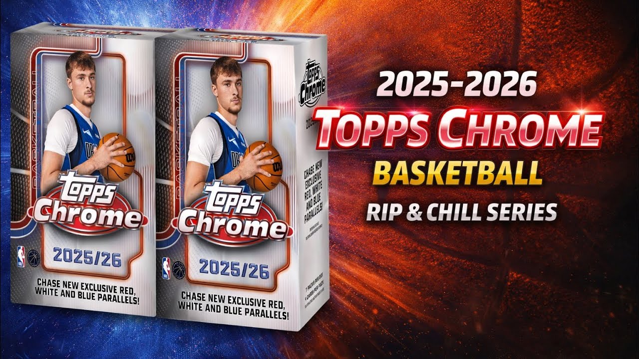 Ripping A Couple 2025-2026 Topps Chrome Basketball Blaster Boxes